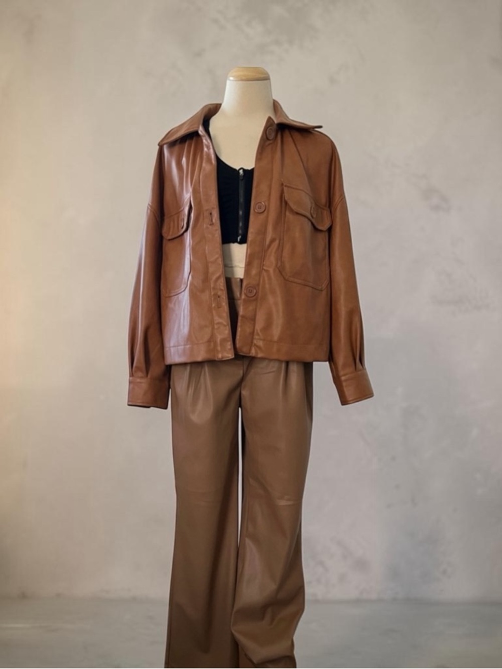 House of Harlow faux leather pants sz 2